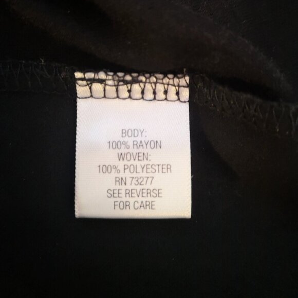 Apt. 9 Ladies Black with Sequins on Front Size Medium Top - Picture 5 of 9